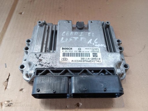6953213 - Kia ceed i post facelift 1.6 комп'ютер контролер двигуна 0281016492