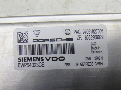control unit gearboxes PORSCHE PANAMERA 970 97061827006