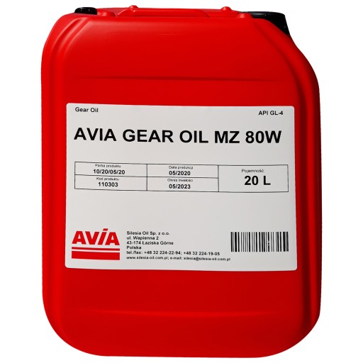 Масло трансмиссионное hypo 6 80w 20л