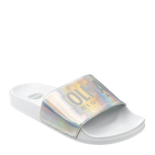 Dámske šľapky COLMAR SLIPPER LUX white/silver veľ. 36