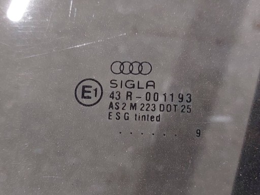 mechanism window regulator left front electrical AUDI A4 B5 FL