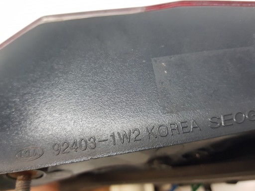KIA RIO III light bonnet left rear part 92403-1W2 2011