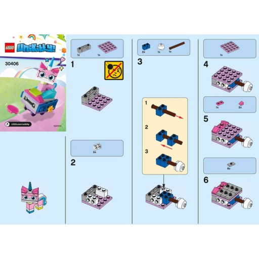 Lego Unikitty Roller Coaster LEGO 30406 Unikitty Roller Coaster