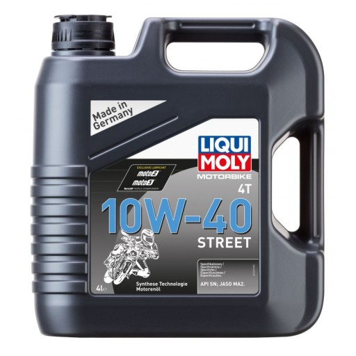 МАСЛО MOTORBIKE 4T 10W40 STREET 4L 1243 LIQUI MOLY