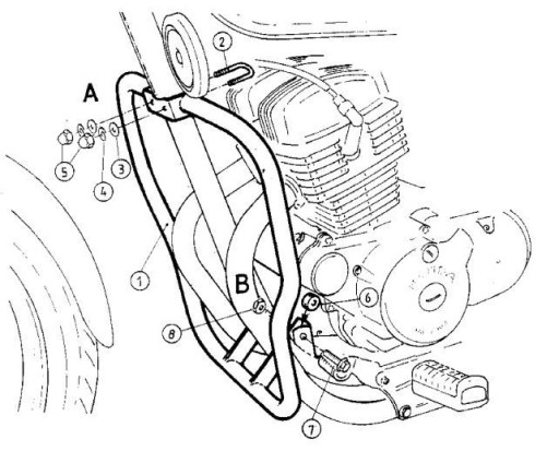 MB Gmole Hepco Becker для Honda CA 125 Rebel