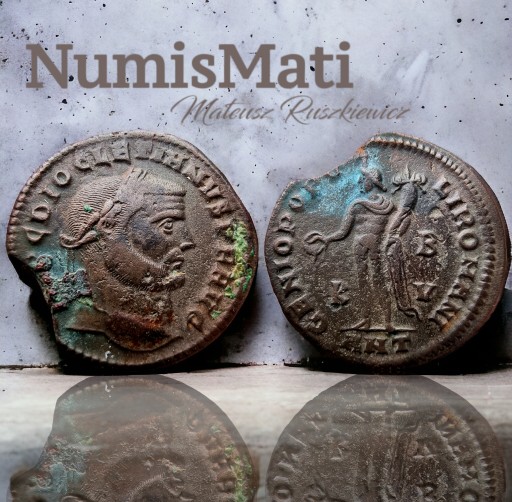 NumisMATI WS746 Duży follis Dioklecjana 8.36g/26mm