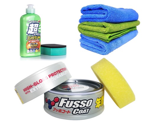 Soft99 автомобільний комплект для воску Fusso Light