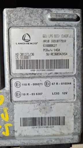 Unité de contrôle LPG Dacia Sandero III 169107791R Comme Neuf!
