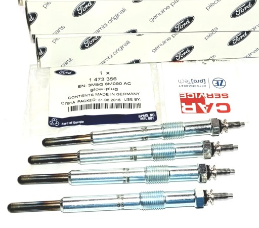 4x 1473356 свеча накаливания 1 473 356 ford 2.0 tdci