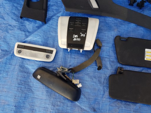 MERCEDES W204 KOMBI AMG nero Interno CIELO INTERNO plastica KOMPLET