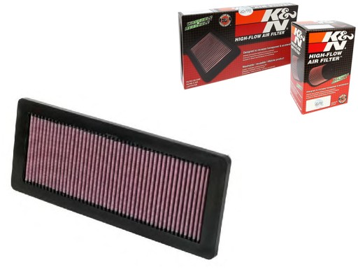 33-2936 - Kn Filters спортивний повітряний фільтр Зовнішня довжина