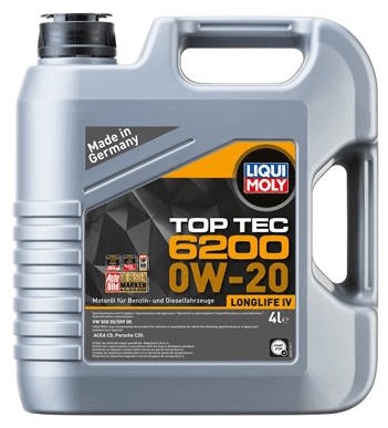 LIQUI MOLY OIL TOP TEC 6200 0W-20 4л