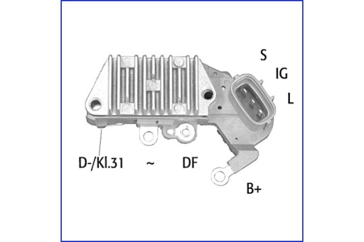 132890 - РЕГУЛЯТОР НАПРЯЖЕНИЯ HITACHI 14В TOYOTA