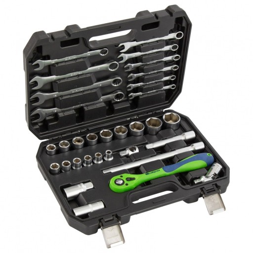 Набор инструментов 32 элементы + чемодан-Sibrtech