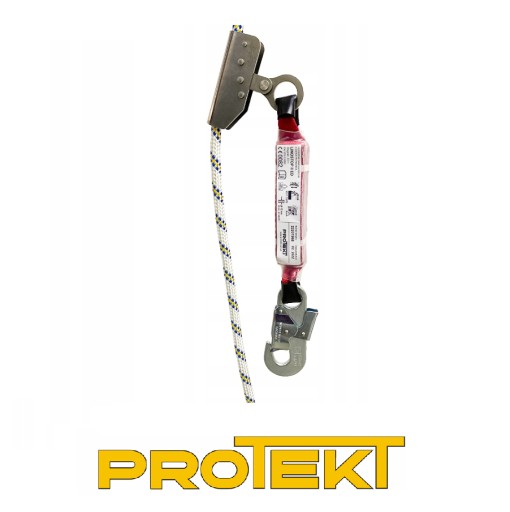 Самофіксатор з карабіном Protekt Linostop II ED, білий, 30 м