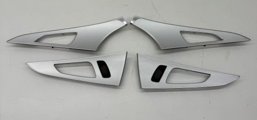 AUDI A6 C7 mouldings dekory door SZCZOTKOWANE aluminium 4X KOMPLET!