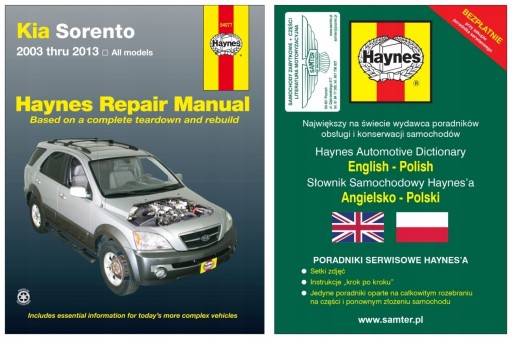 Kia Sorento (2003-2013) руководство по ремонту Haynes
