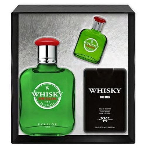 evaflor whisky woda toaletowa 100 ml   zestaw 