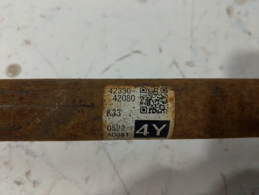Toyota RAV 4 2,5 Hybrid Antriebswelle hinten rechts 4233042080 (A285)