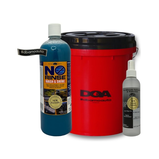 Шампунь для миття автомобіля Optimum NO RINSE 950 мл + ВІСК + ВІДРО