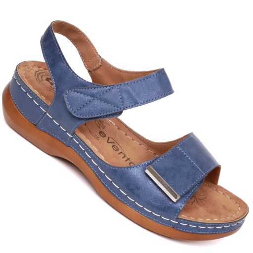 Dámske ľahké sandále Pohodlné sandále na suchý zips Letné topánky KOMFORT 36