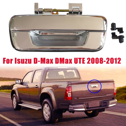 6935465826404 - Для Isuzu D-Max DMax UTE 2008-2012 Хромированная дверная ручка с