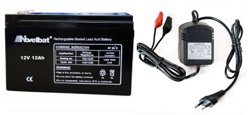 Акумулятор GEL AGM 12V 12Ah CHARGER / Ехолот