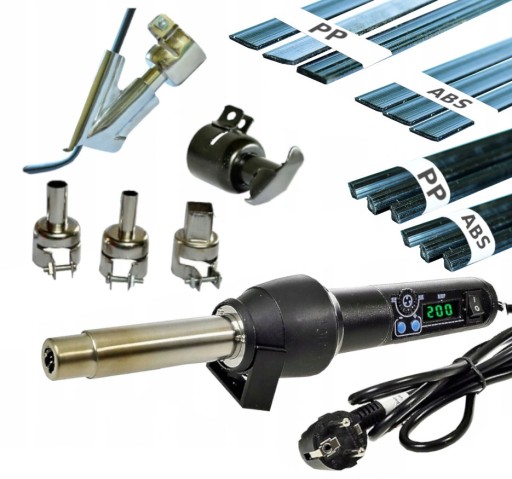 ПЛАСТИКОВИЙ ЗВАРЮВАЛЬНИЙ АПАРАТ WEP 8858 СОПЛА ПЛАСТИКОВИЙ НАБІР