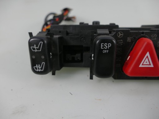 MERCEDES R170 PANEL bouton bouton de chauffage lumières de secours 2108200151