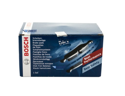 0 986 - Колодки задние Bosch VW GOLF VII 7 272 мм