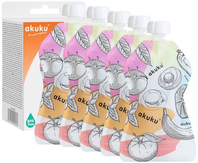 Пакети Акуку харчові 5 шт 150 мл