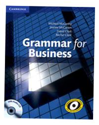 GRAMMAR FOR BUSINESS WITH AUDIO CD MICHAEL..