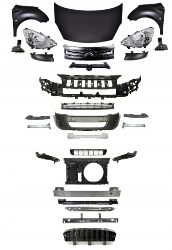 CTRBRL0812KPLPRZ - CITROEN BERLINGO II 2 2008-2012 КОМПЛЕКТ ПЕРЕДНІЙ