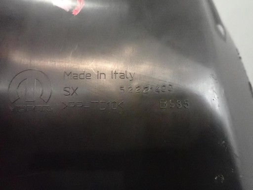 mudguard right rear part FIAT 500 2020- 52221400