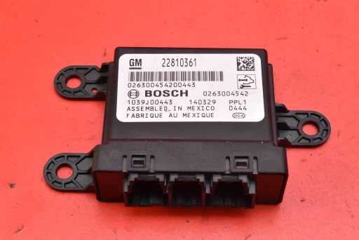 Unité de contrôle Module Stationnement PDC 22810361 0263004542 OPEL ZAFIRA C 12-16