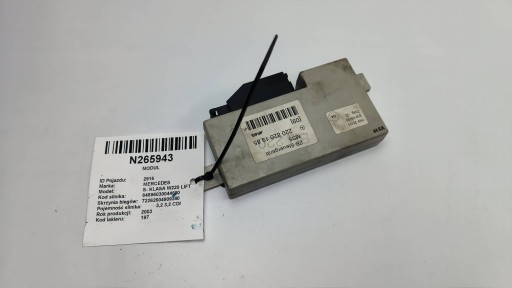 Module 2208201985 MERCEDES S- KLASA W220 LIFT