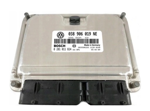 Комп'ютер ecu seat skoda 038906019ne 0281011824 immo вимкнено