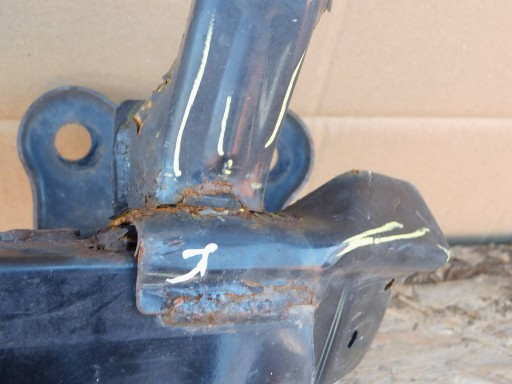 Hyundai Tucson III 2015-2020 sider pillar of a bumper front front