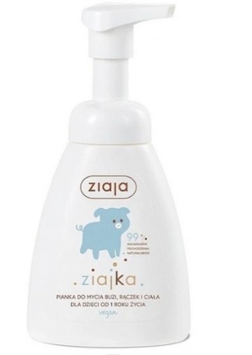 ZIAJA ПІНА ДЛЯ УМИВАННЯ ДІТЕЙ СТАРШЕ 1 РОКУ 250 МЛ