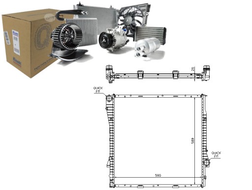 NIS60789A/RS7 - РАДИАТОР ДВИГАТЕЛЯ NISSENS NIS, 60789A