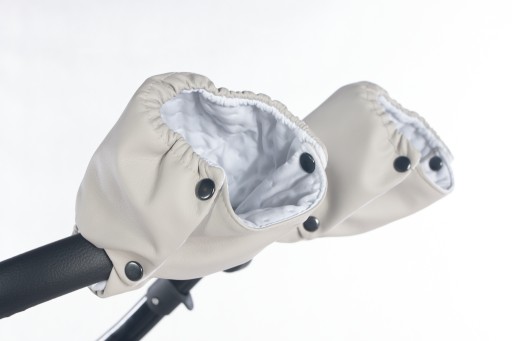 Муфти на коляску - Крем - еко шкіра