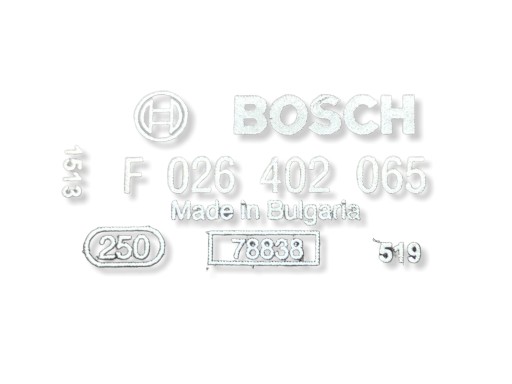 FILTER des Kraftstoffsbehälters Mercedes-Benz A W169 F026402065 Original BOSCH P9760