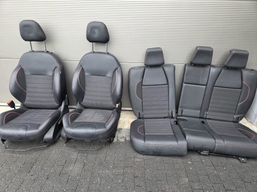 sedili Anteriore sedile posteriore PEUGEOT 2008 e GT LINE Rosso NIC