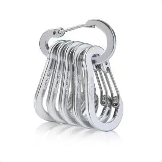 Пряжка типу Gourd, алюмінієвий сплав - срібло