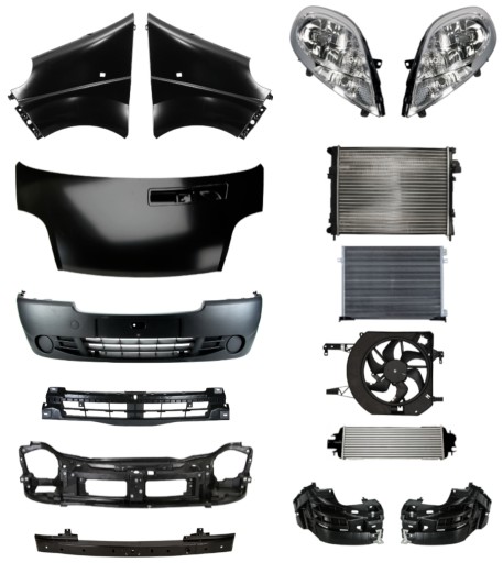 2006 - Renault Trafic 07-14 Ремінь бампера Капот Крило