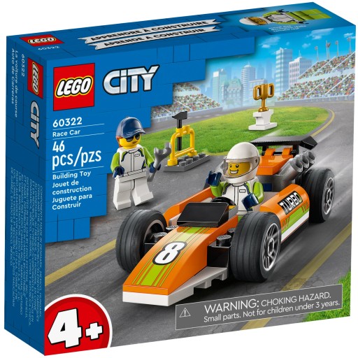 LEGO CITY 60322 FORMUŁA 1 BOLID WYŚCIGÓWKA AUTO 4+