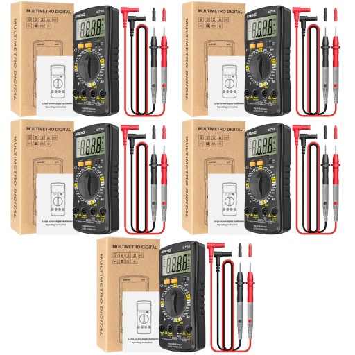 5 комплектів цифровий мультиметр тестер обладнання метр