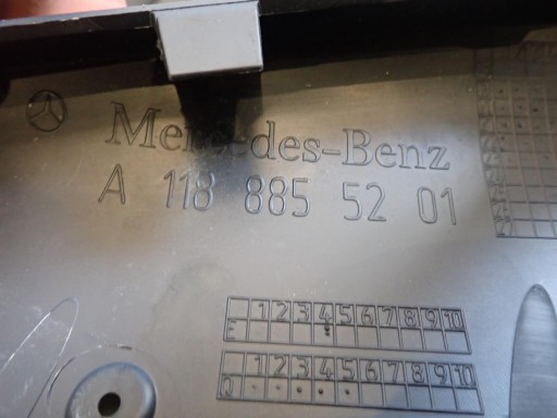 moulding of a bumper right MERCEDES CLA W118 AMG 2018- A1188855201