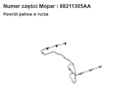 ТОПЛИВНЫЙ ШЛАНГ JEEP 68211305AA