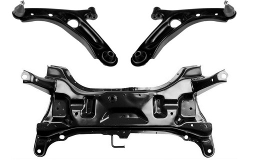 ST.RZ.CT.011+WAHACZE1 - Промінь сани рама візок + важелі управління для TOYOTA Aygo C1